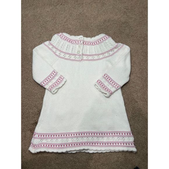 HEIRLOOMS BY POLLY FLINDERS Sweater Dress 6-9M‎ - Picture 3 of 7